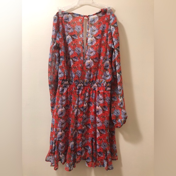 Francesca's Collections Holly Floral Godet Dress by Miami - Picture 5 of 7